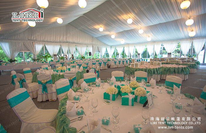 Marquee tents and furniture